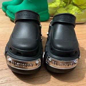 Balenciaga x crocs platforms